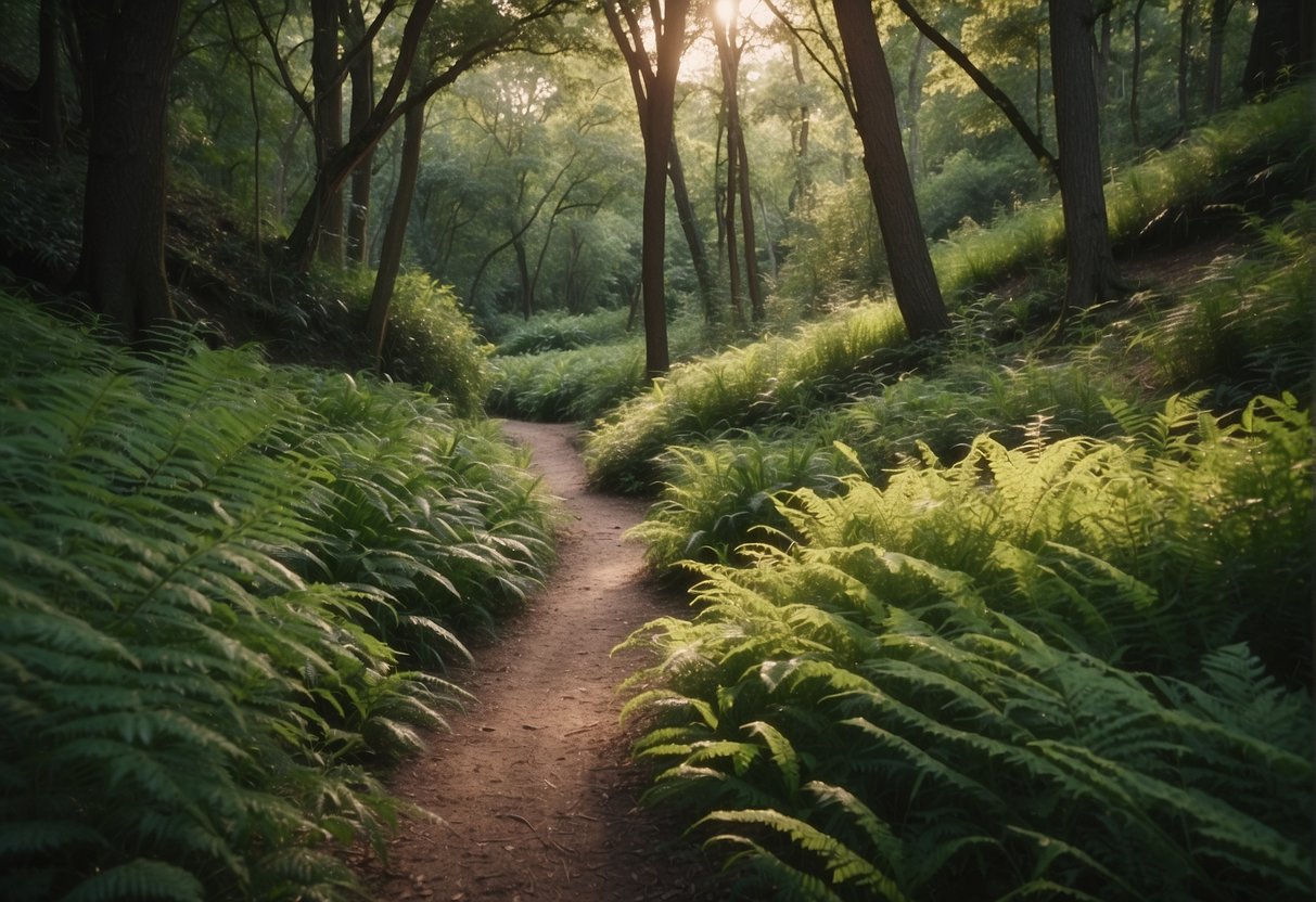 high grass trail