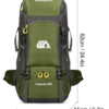 Water Resistant Hiking Backpack