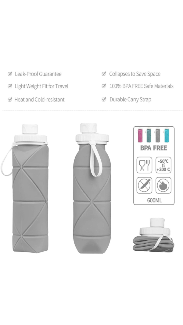 Collapsible Water Bottle For Hiking
