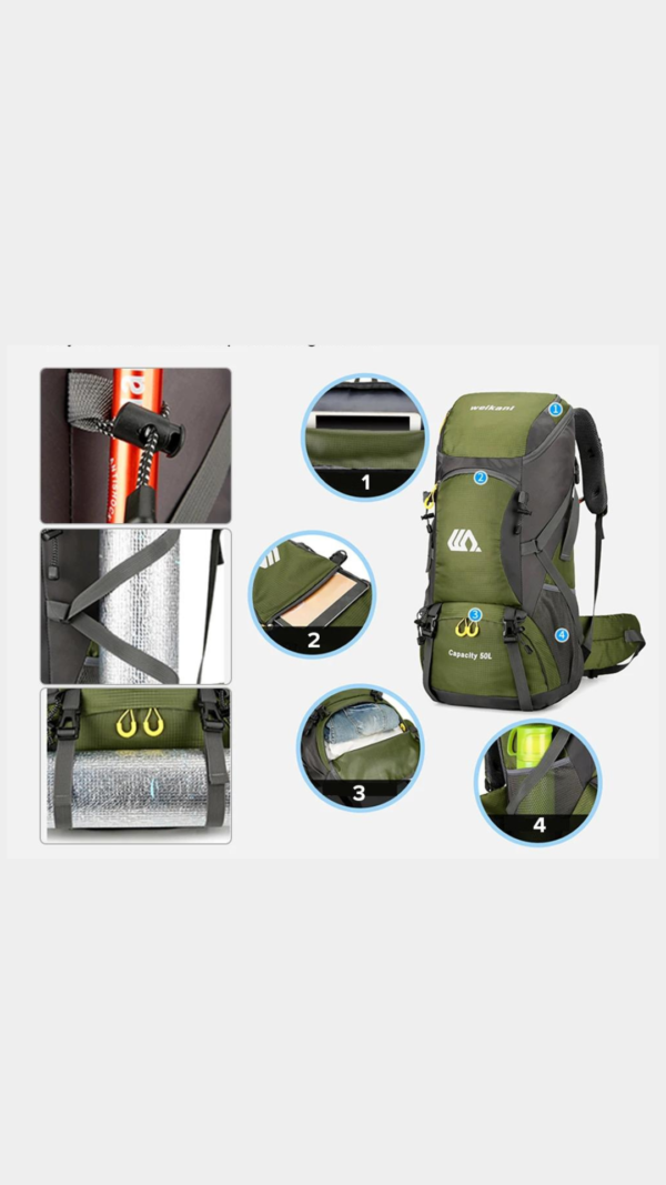 Water Resistant Hiking Backpack