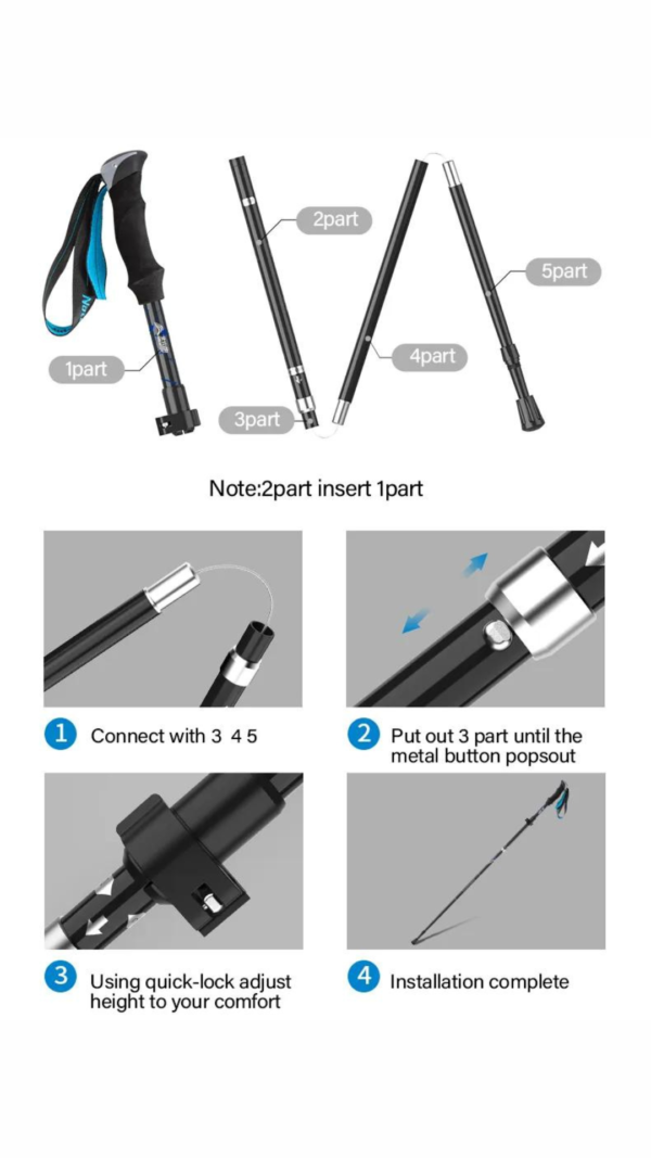 Folding Walking Sticks For Hiking