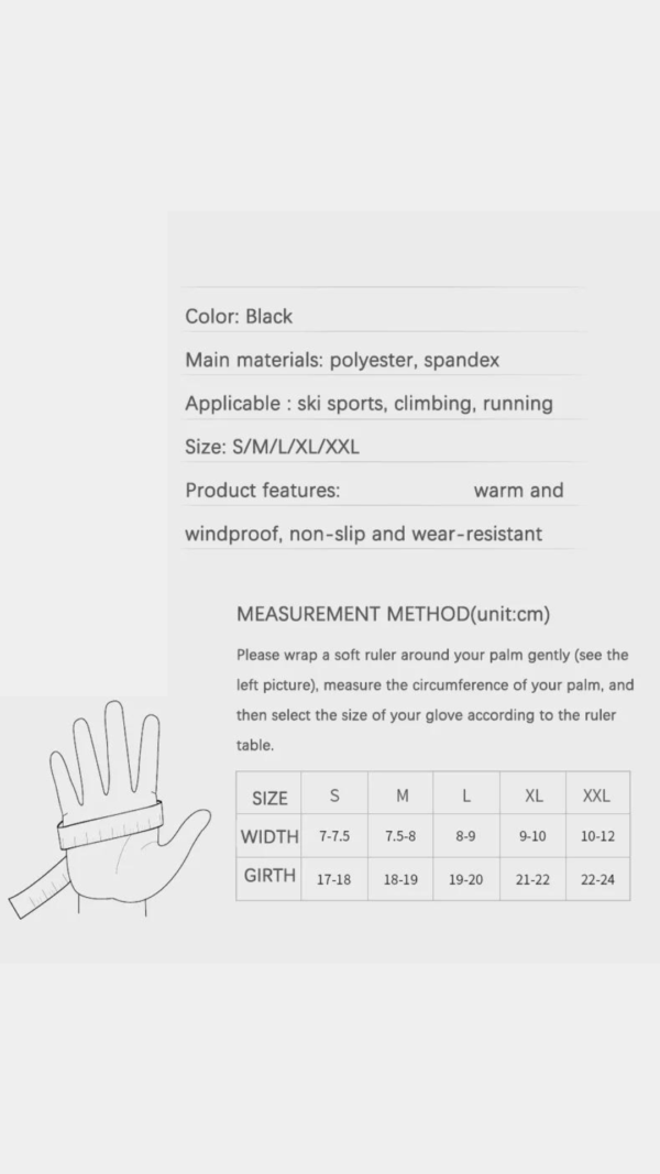 Waterproof Hiking Gloves