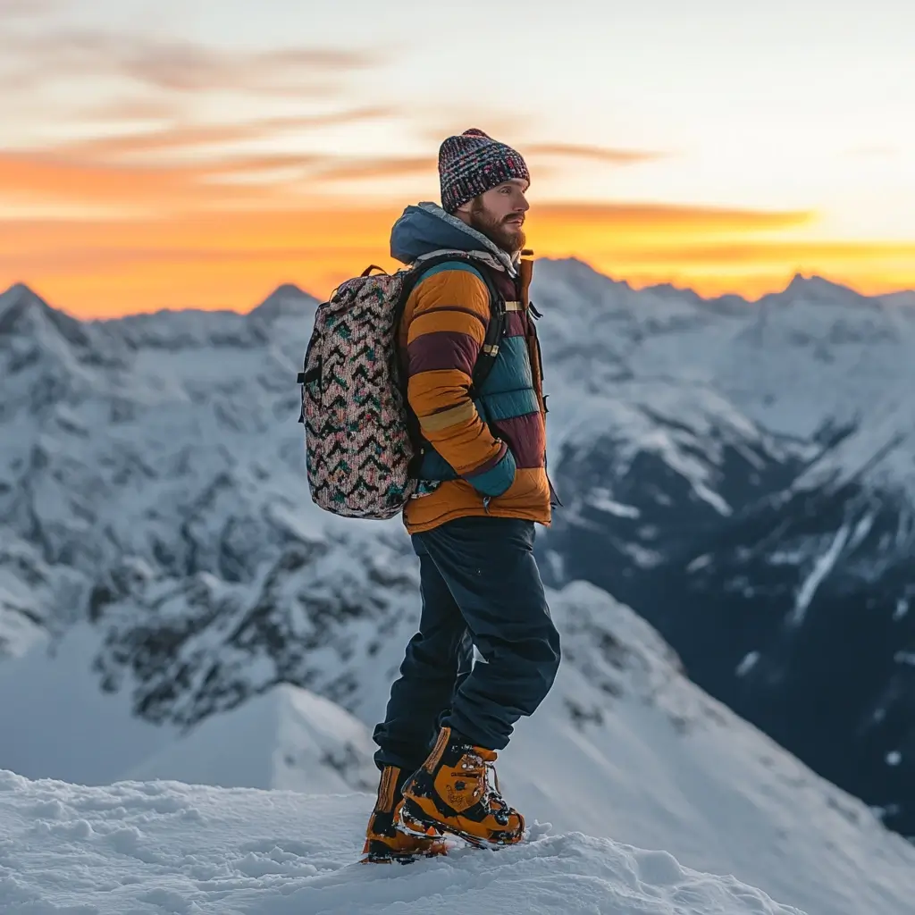 hiking outfit winter mountain 3
